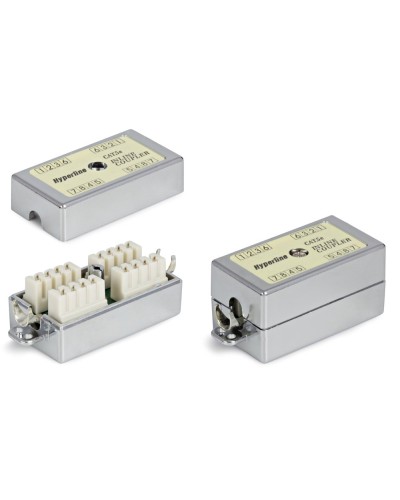 CA-IDC-C5e-SH-F-WH. Проходной адаптер экранированный. Hyperline в Череповце