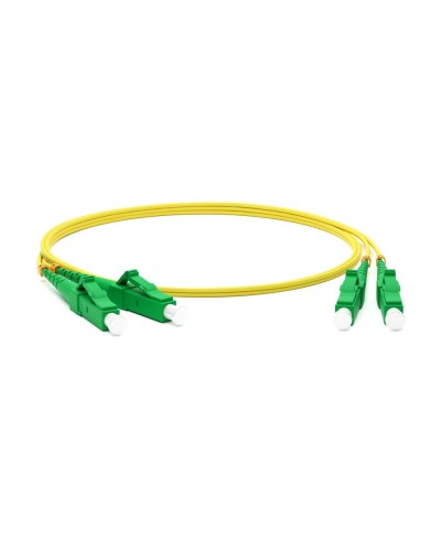 FC-D2-9-LC/AR-LC/AR-H-2M-LSZH-YL. Патч-корд волоконно-оптический одномодовый. Hyperline в Череповце