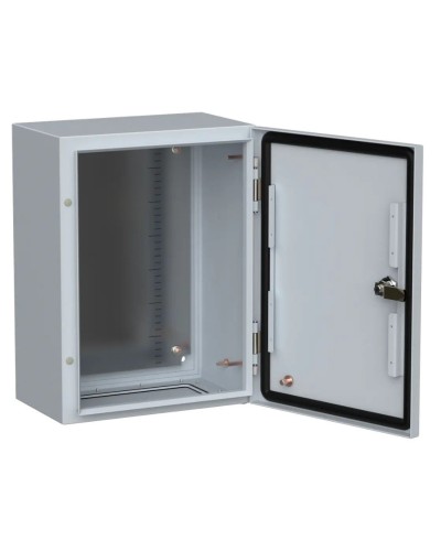 ЩМП-40.30.20 УХЛ1 IP66 400x300x200 TITAN 5 (TI5-10-N-040-030-020-66). Шкаф металлический с монтажной платой. IEK в Череповце