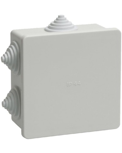 Коробка распаячная КМ41235 85х85х40 открытой проводки IP44 6 гермовводов серая (UKO11-085-085-040-K41-44). Коробка распаячная безгалогенная (HF). IEK в Череповце
