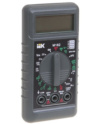 Мультиметр цифровой Compact M182 (TMD-1S-182). Мультиметр цифровой. IEK в Череповце