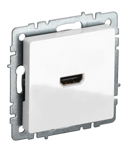 Розетка HDMI РHDMI-0-БрБ белая BRITE (BR-H10-K01). Розетка HDMI. IEK в Череповце