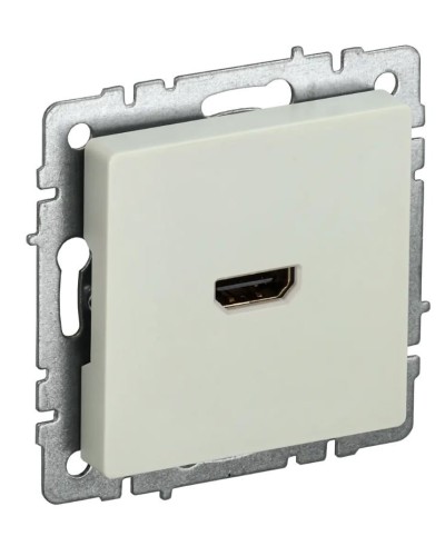 Розетка HDMI РHDMI-0-БрКр бежевый BRITE (BR-H10-K10). Розетка HDMI. IEK в Череповце