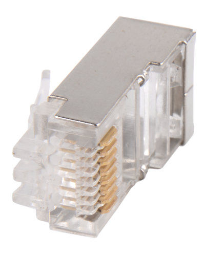 GENERICA Разъём RJ-45 FTP для кабеля кат. 5Е (20 шт) (CS3-1C5EF-G). Разъем RJ-45. IEK в Череповце