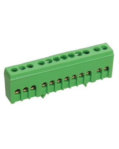 Шина PE земля ШНИ-6х9-10-К-З (YNN10-69-10KD-K06). Шина в корпусном изоляторе на DIN-рейку. IEK в Череповце