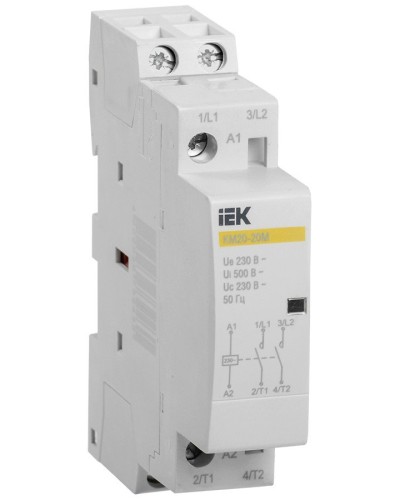 Контактор модульный КМ20-20М AC (MKK11-20-20). Контактор модульный. IEK в Череповце