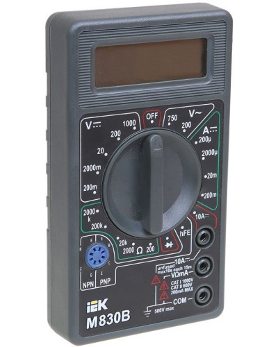 Мультиметр цифровой Universal M830B (TMD-2B-830). Мультиметр цифровой. IEK в Череповце
