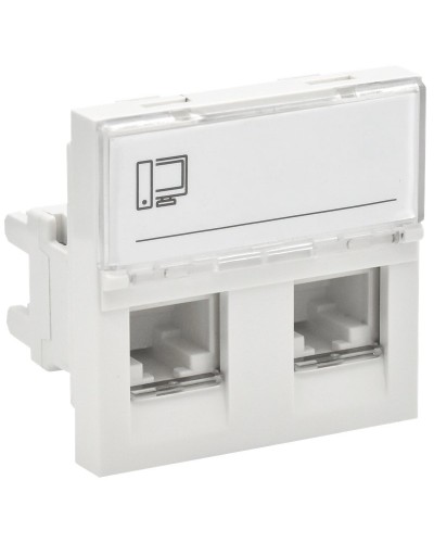 Розетка RJ45 кат.6 PRIMER РКИ-22-00-П-6 белый IEK (PR-KK40D-RI-0-2-2C06U-K01). Розетка RJ-45. IEK в Череповце