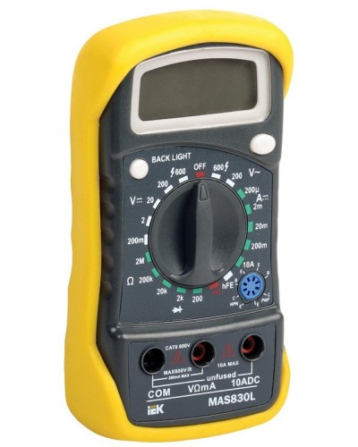 Мультиметр цифровой Master MAS830L (TMD-3L-830). Мультиметр цифровой. IEK в Череповце