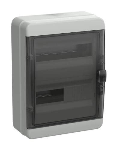 Корпус пластиковый КМПн-24 IP65 TEKFOR (TF5-KP72-N-24-65-K03-K02). Корпус модульный пластиковый черная прозрачная дверь. IEK в Череповце