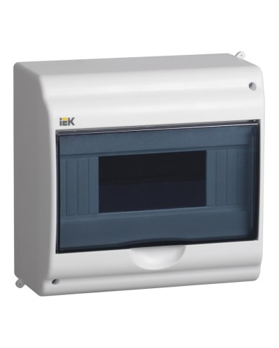 Корпус пластиковый КМПн 2/9-2 IP31 белый KREPTA 3 (MKP42-N-09-31-02). Щиток модульный с прозрачной дверцей, настенный. IEK в Череповце