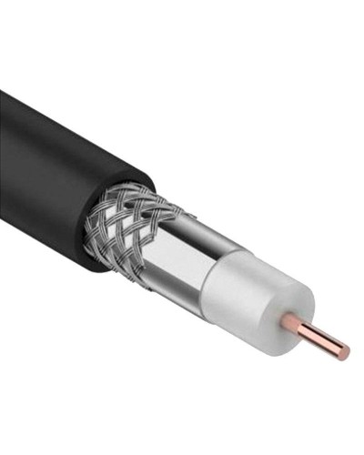 GENERICA RG11 CCS 75Ом FPE PVC черный (CC1-R1F1-119-300-G). Кабель коаксиальный омедненный. IEK в Череповце