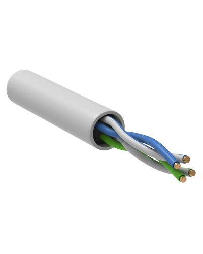 GENERICA U/UTP кат. 5E 24AWG 2 пары LSZH INDOOR белый (BC1-C5E02-128-305-G). Кабель «витая пара» (LAN) для структурированных систем связи. IEK в Череповце