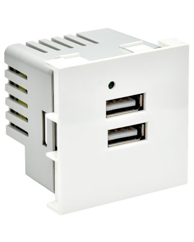 Розетка USB A+A 4,2А PRIMER РКЮ-23-40-П белый IEK PR-KK40D-RU-0-2-AA-K01). Розетка USB. IEK в Череповце