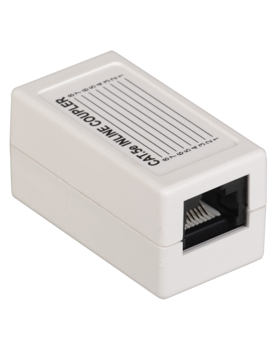 CS70-1C5EU. Проходной адаптер категория 5Е UTP тип RJ45-RJ45, белый. ITK в Череповце