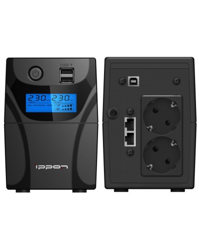Ippon Back Power Pro II 850 Euro (1005575). Источник бесперебойного питания. Ippon в Череповце