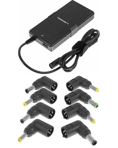 Блок питания Ippon S65U автоматический 65W 15V-19.5V 11-connectors 3.5A 1xUSB 2.1A, LED индикатор (651781). Блок питания. Ippon в Череповце
