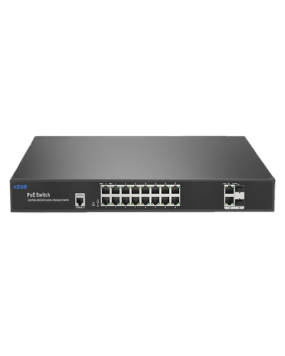 KN-SW1602SFP/M2. Коммутатор с питанием по PoE. KENO в Череповце
