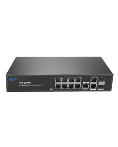 KN-SW802SFP/M2. Коммутатор с питанием по PoE. KENO в Череповце