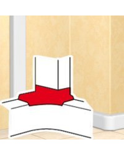 Отвод угловой для короба DLP 35х80/105, 50х80/150 (010763): Отвод угловой в Череповце