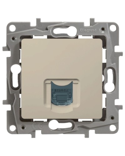 Розетка 5e, UTP, 1хRJ45, ETIKA, слоновая кость (672341). Розетка. LegranD в Череповце