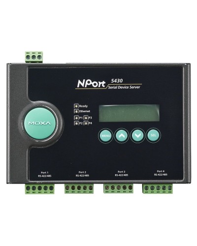 NPort 5430. 4-портовый асинхронный сервер. MOXA в Череповце