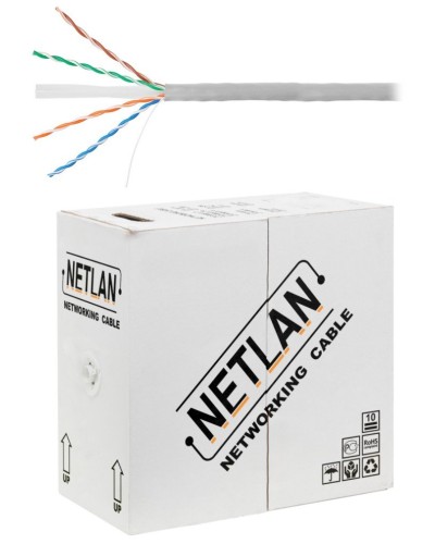 U/UTP 4pair, Cat6, Solid, In, PVC (EC-UU004-6-PVC-GY). Кабель «витая пара» (LAN) для структурированных систем связи. NETLAN в Череповце