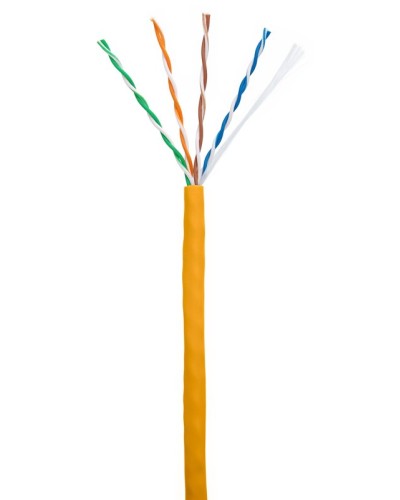 U/UTP 4pair, Cat5e, In, LSZH (EC-UU004-5E-LSZH-OR). Кабель «витая пара» (LAN) для структурированных систем связи. NETLAN в Череповце
