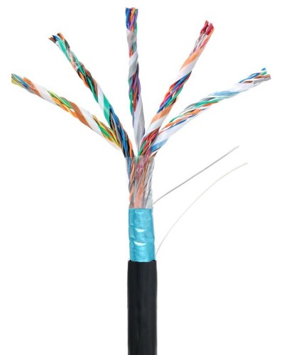 F/UTP 25pair, Cat5, Out, PE (EC-UF025-5-PE-BK-3). Кабель «витая пара» (LAN) для структурированных систем связи. NETLAN в Череповце