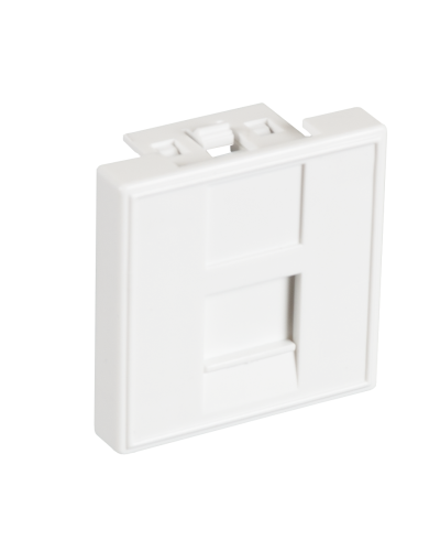 EC-IMF-1-WT-10 (10шт). Вставка 45x45 (Mosaic) для 1 модуля Keystone Jack. NETLAN в Череповце