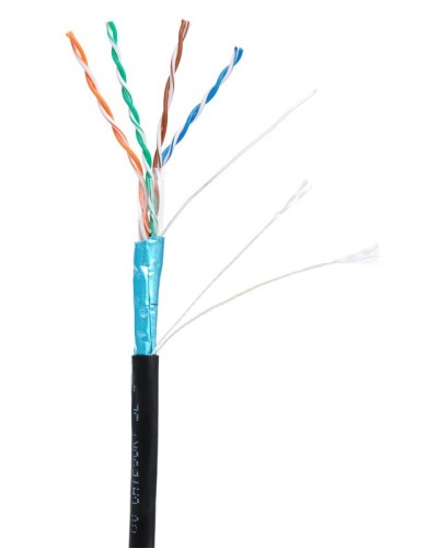 F/UTP 4pair, Cat5е, Out, PE (EC-UF004-5E-PE-BK). Кабель «витая пара» (LAN) для структурированных систем связи. NETLAN в Череповце