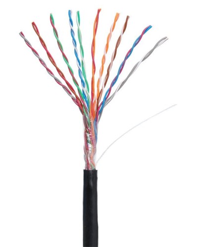 U/UTP 10pair, Cat5, Out, PE (EC-UU010-5-PE-BK-3). Кабель «витая пара» (LAN) для структурированных систем связи. NETLAN в Череповце