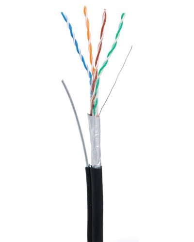 F/UTP 4pair, Cat5e, Out, Sw (EC-UF004-5E-PE-SW-BK). Кабель «витая пара» (LAN) для структурированных систем связи. NETLAN в Череповце