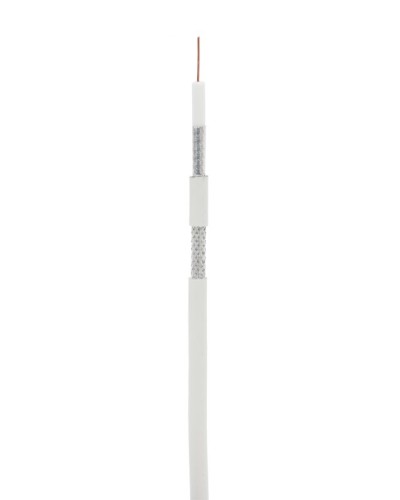 RG-6 CCS, In, PVC (EC-C2-32123A-WT-1). Кабель коаксиальный омедненный. NETLAN в Череповце