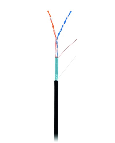 F/UTP 2pair, Cat5, Out, PE (EC-UF002-5-PE-BK). Кабель «витая пара» (LAN) для структурированных систем связи. NETLAN в Череповце