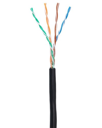 U/UTP 4pair, Cat5е, Out, PE (EC-UU004-5E-PE-BK). Кабель «витая пара» (LAN) для структурированных систем связи. NETLAN в Череповце