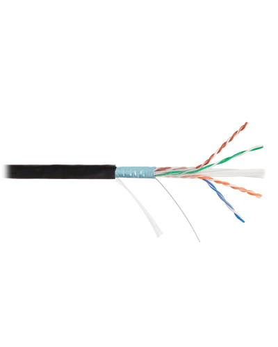 F/UTP 4pair, Cat6, Solid, Out, PVC (NMC 4240B-BK). Кабель «витая пара» (LAN) для структурированных систем связи. NIKOMAX в Череповце