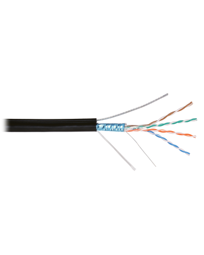 F/UTP 4pair, Cat5e, Solid, Out, SW, PVC (NMC 4905B-BK). Кабель «витая пара» (LAN) для структурированных систем связи. NIKOMAX в Череповце