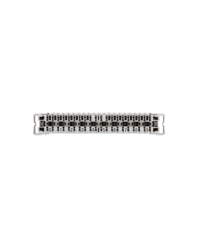 NMC-PL10-CC-10 (10 шт). Плинт неразмыкаемый, (0...9), крепление под кронштейн. NIKOMAX в Череповце