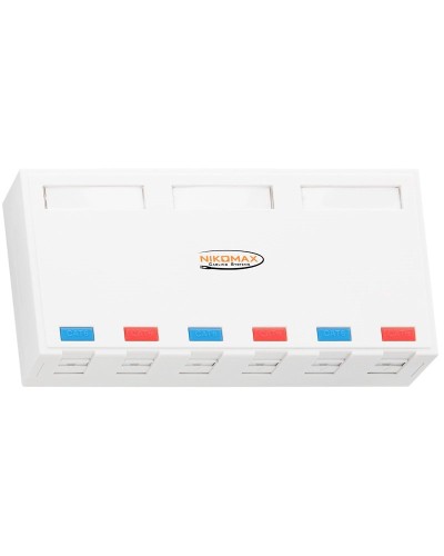 NMC-MB6P-ST-WT. Корпус настенной розетки. NIKOMAX в Череповце