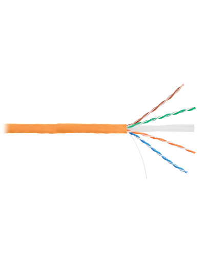 U/UTP 4pair, Cat6a, Solid, In, нг(А)-HF (NMC 9155C-OR). Кабель «витая пара» (LAN) для структурированных систем связи. NIKOMAX в Череповце