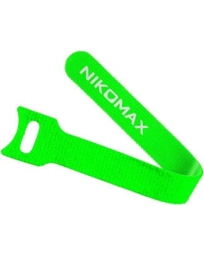 NMC-CTV150-12-SB-GN-10 (10шт). Стяжка-липучка с мягкой пряжкой. NIKOMAX в Череповце