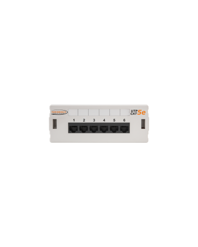 NMC-WP06UD2-GY. Патч-панель настенная 6 портов, Кат.5е. NIKOMAX в Череповце