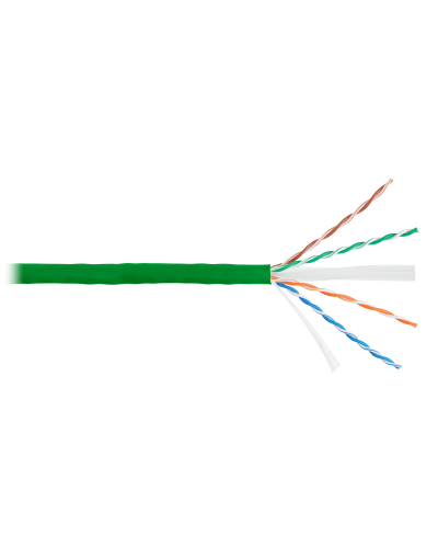 U/UTP 4pair, Cat6, Solid, In, нг(А)-HF (NMC 4140C-GN). Кабель «витая пара» (LAN) для структурированных систем связи. NIKOMAX в Череповце