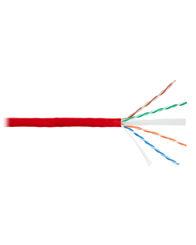 U/UTP 4pair, Cat6, Solid, In, нг(А)-HF (NMC 4140C-RD). Кабель «витая пара» (LAN) для структурированных систем связи. NIKOMAX в Череповце