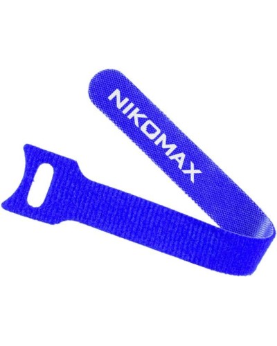 NMC-CTV150-12-SB-BL-10 (10шт). Стяжка-липучка с мягкой пряжкой. NIKOMAX в Череповце