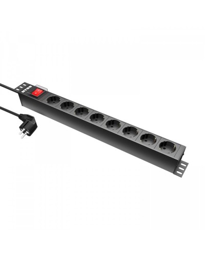 NTSS-PDU-DA2034 гор.размещ. 8xSchuko базовые 16A Schuko 1.8м. Блок розеток 19. NTSS в Череповце