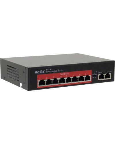 Netis P110C. Коммутатор сетевой PoE неуправляемый. Netis в Череповце