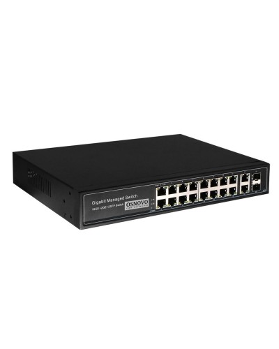 SW-8182/L(300W). Коммутатор 16-портовый  Gigabit Ethernet с PoE. OSNOVO в Череповце