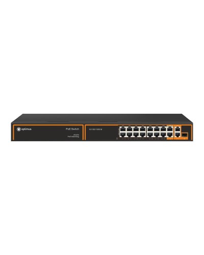 U1I-15F1G2b/2G/1S. Коммутатор с питанием по PoE 16-портовый. Optimus в Череповце